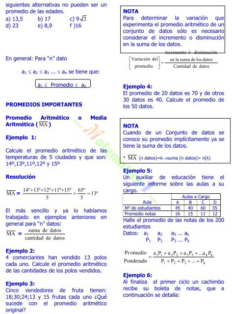 TEORIA DE CONJUNTOS I - MATEMATICAS EJERCICIOS ...