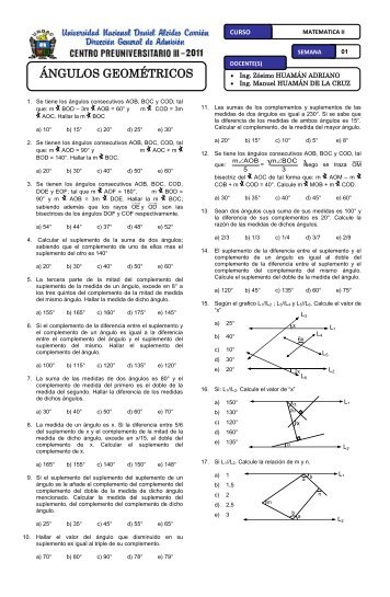 matematica ii - Oficina de Admision UNDAC