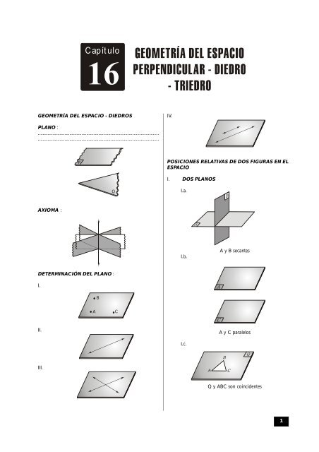 Geometría del Espacio