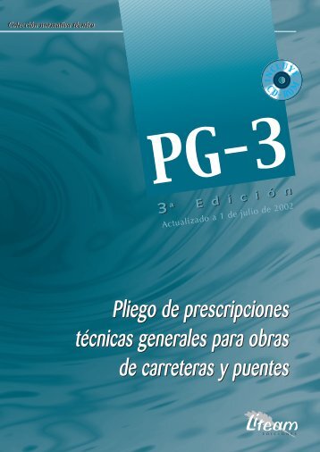 Pliego de prescripciones técnicas generales para obras de ...