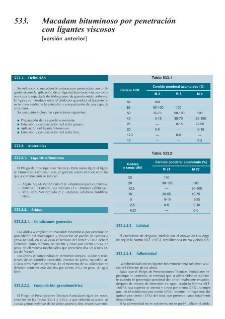 Pliego de prescripciones técnicas generales para obras de ...