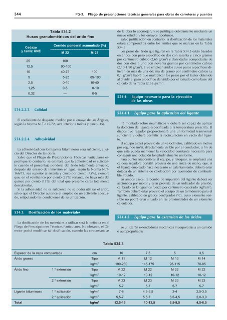 Pliego de prescripciones técnicas generales para obras de ...