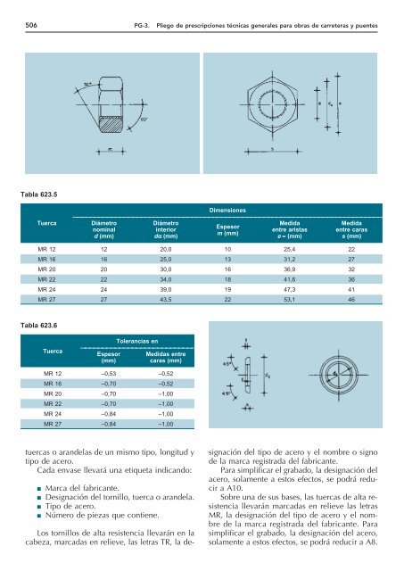 Pliego de prescripciones técnicas generales para obras de ...