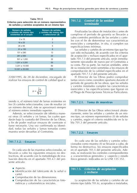 Pliego de prescripciones técnicas generales para obras de ...