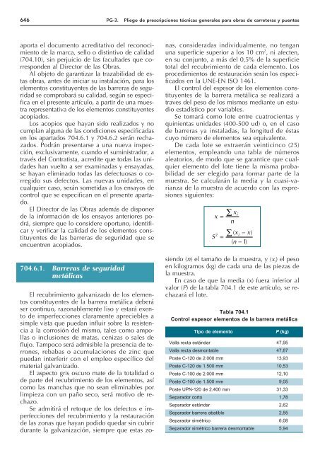 Pliego de prescripciones técnicas generales para obras de ...