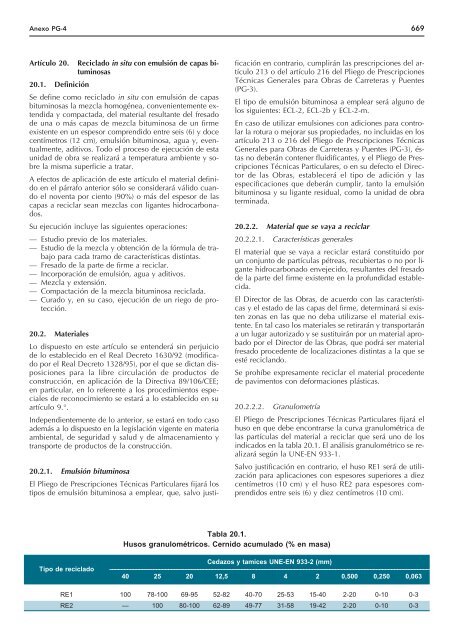 Pliego de prescripciones técnicas generales para obras de ...