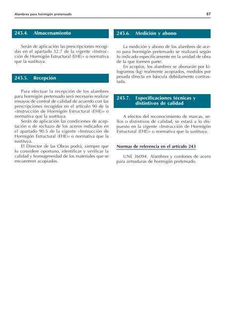 Pliego de prescripciones técnicas generales para obras de ...