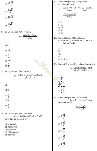 libro de trigonometria preuniversitaria nivel uni click aqui para ver