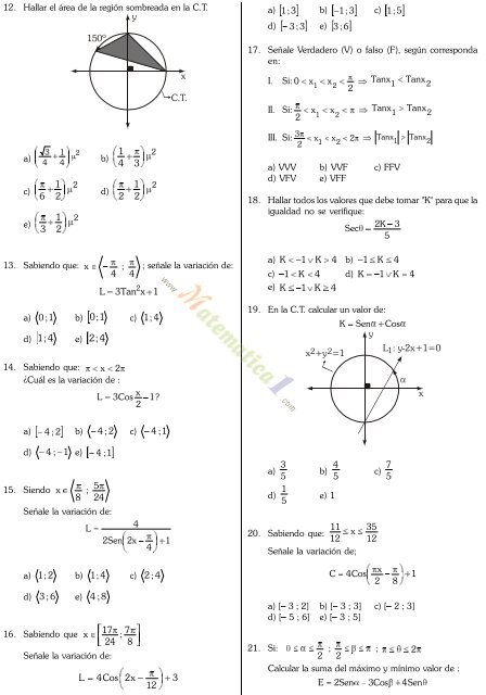 libro de trigonometria preuniversitaria nivel uni click aqui para ver