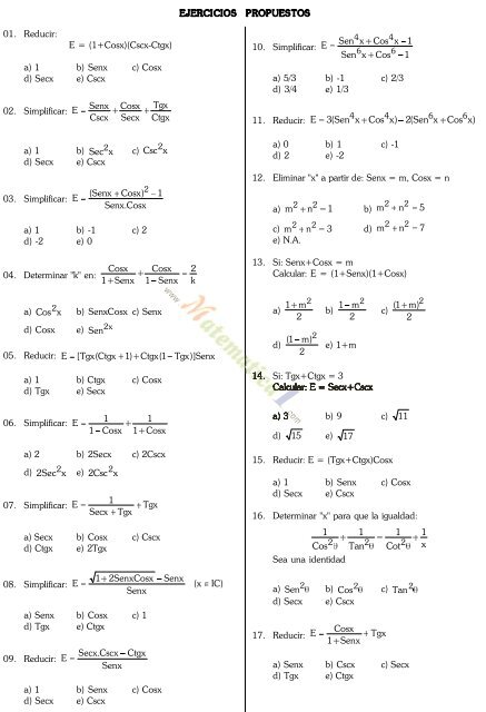 libro de trigonometria preuniversitaria nivel uni click aqui para ver