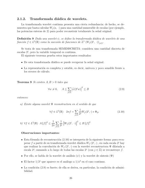 La transformada wavelet: una introducción - Departamento de ...