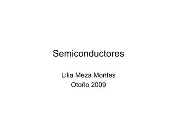 Semiconductores - ifuap