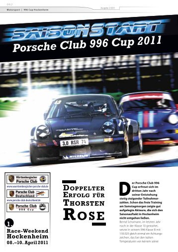 996 Cup Hockenheim - Porsche Club Deutschland