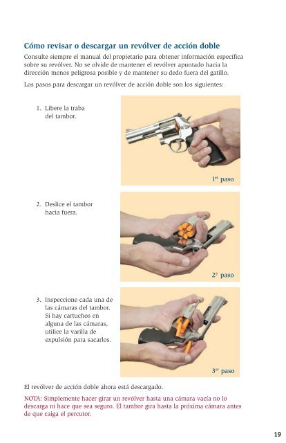 Certificado de seguridad de pistolas