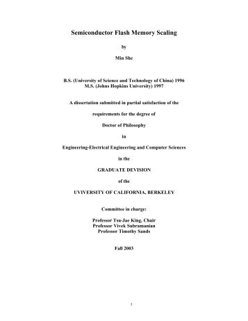 Semiconductor Flash Memory Scaling - Electrical Engineering ...