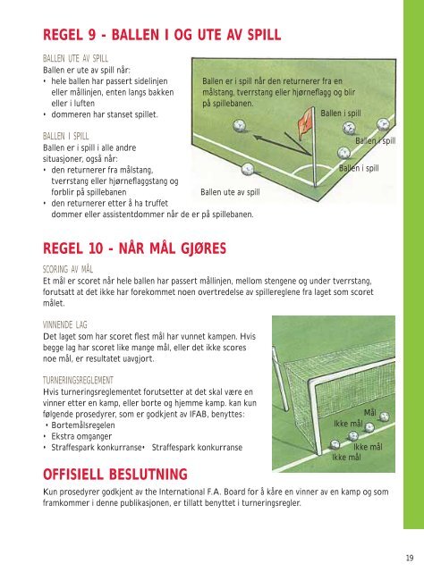 spilleregler 11er fotball