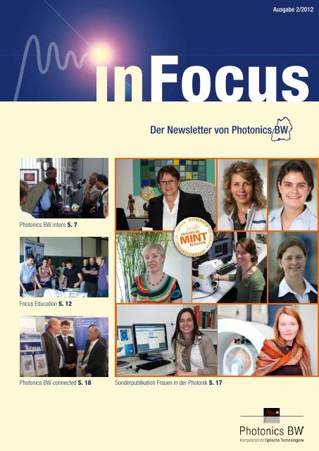 Photonics BW Newsletter Ausgabe 2 2012.pdf - Photonics BW eV