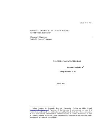 Bajar PDF - Instituto de Economía - Pontificia Universidad Católica ...