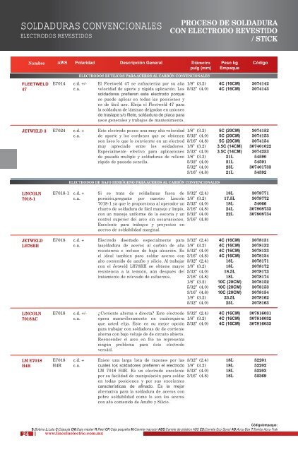 soldadoras de electrodo - Lincoln Electric México