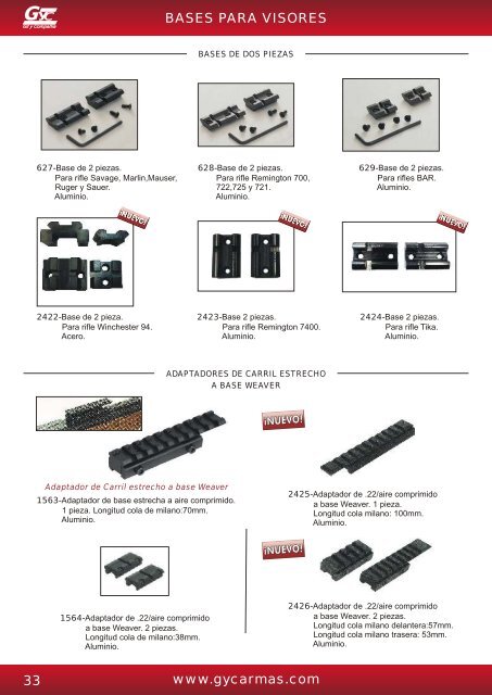 Gyc - Productos