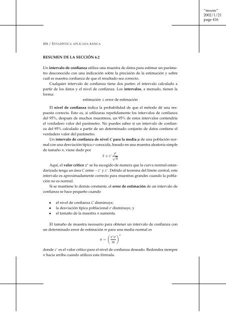 6. INTRODUCCIÓN A LA INFERENCIA ESTADÍSTICA