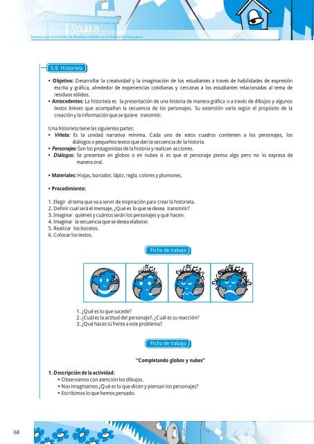 Manual para la Gestión de Residuos Sólidos en - BVSDE Desarrollo ...