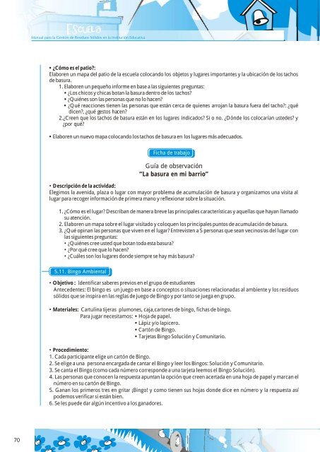 Manual para la Gestión de Residuos Sólidos en - BVSDE Desarrollo ...