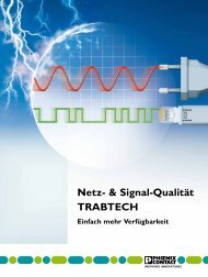 Netz- & Signal-Qualität TRABTECH - Einfach ... - Phoenix Contact