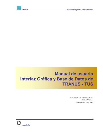 TUS: Interfaz gráfica y base de datos - Bitbucket