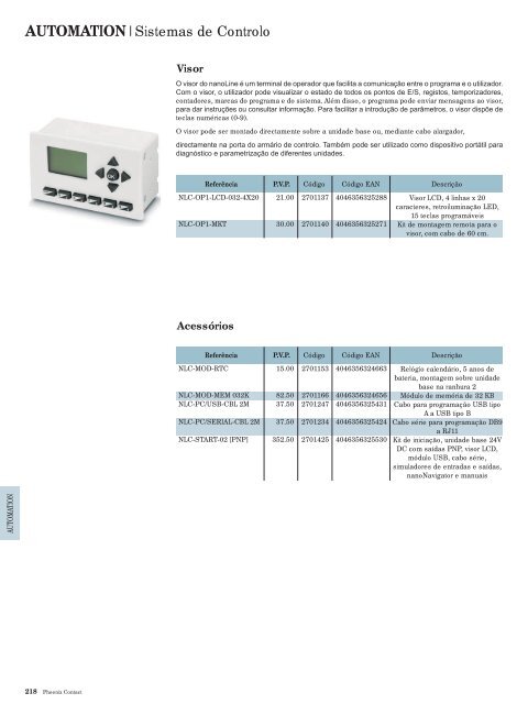 Catálogo Compacto 2013 (PDF 35,96 MB) - Phoenix Contact