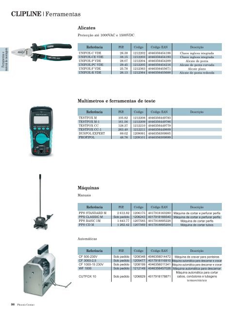 Catálogo Compacto 2013 (PDF 35,96 MB) - Phoenix Contact