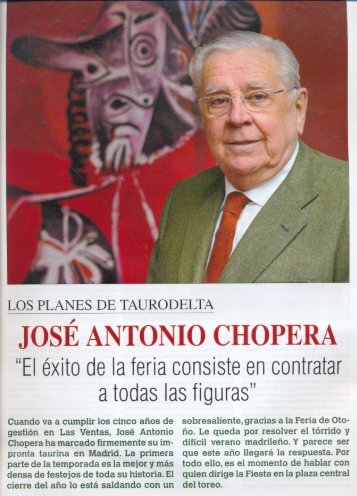 JOSEANTONIO CHOPERA - Taurodelta