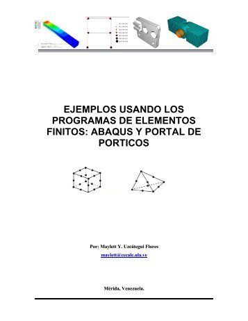 abaqus y portal de porticos - Centro Nacional de Cálculo Científico ...