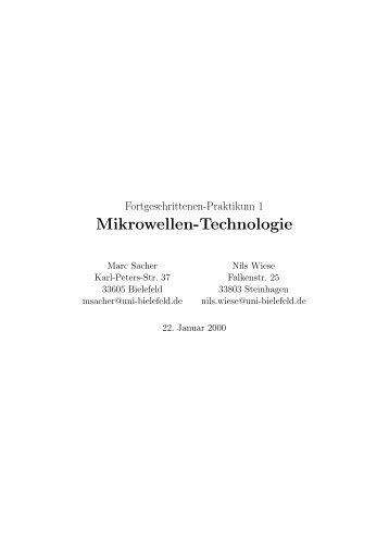 Mikrowellen-Technologie