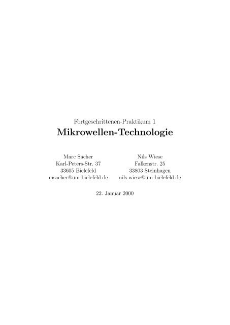 Mikrowellen-Technologie