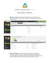 Pasos Iniciales en la plataforma 1. Revisar su censo: El ... - Santillana