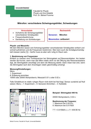 Download - Fakultät für Physik - Universität Bielefeld