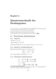 Vorlesung Quantenmechanik (I) - Universität Bielefeld
