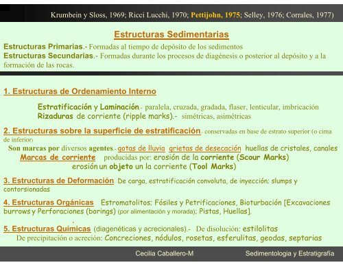 Estructuras Sedimentarias