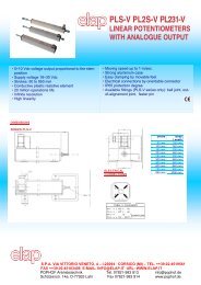 pls-v pl2s-v pl231-v linear potentiometers with analogue ... - Pophof