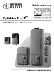 Optidrive Plus 3 - Pophof