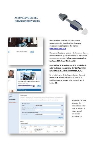 ACTUALIZACION DEL DOWNLOADKEY (DLK) ACION DEL ADKEY ...