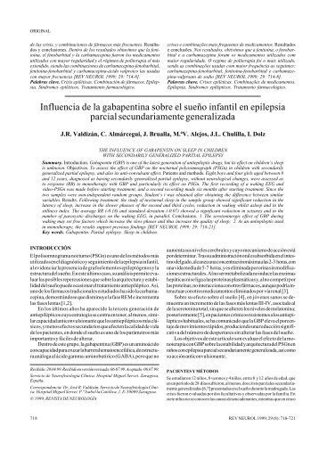volumen 29 - Revista de Neurología