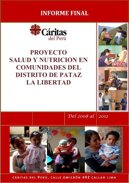 Informe Final del Proyecto - Cáritas del Perú