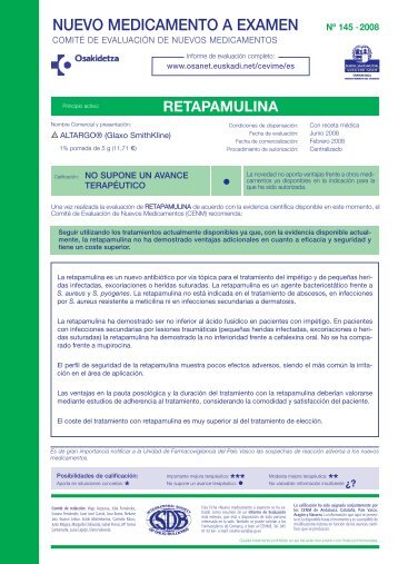 retapamulina - Osakidetza - Euskadi.net