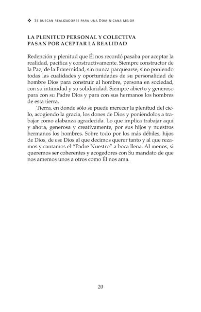 Se buscan realizadores para una Dominicana mejor - Anuario ...