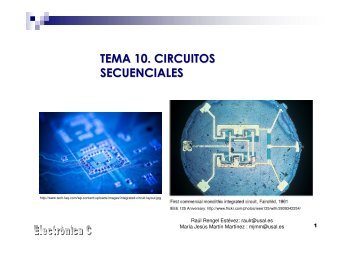 tema 10. circuitos secuenciales - OCW Usal - Universidad de ...