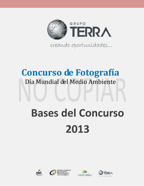 Bases del Concurso 2013