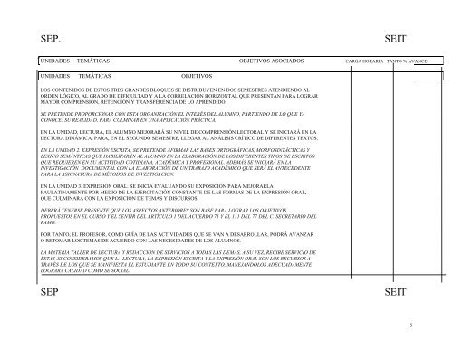 Taller Lectura y Redaccion - CBTis 133