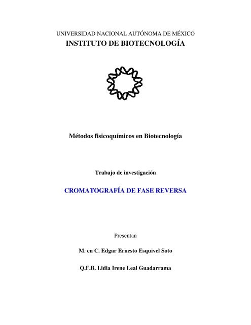 PDF - Instituto de Biotecnología - Universidad Nacional Autónoma ...